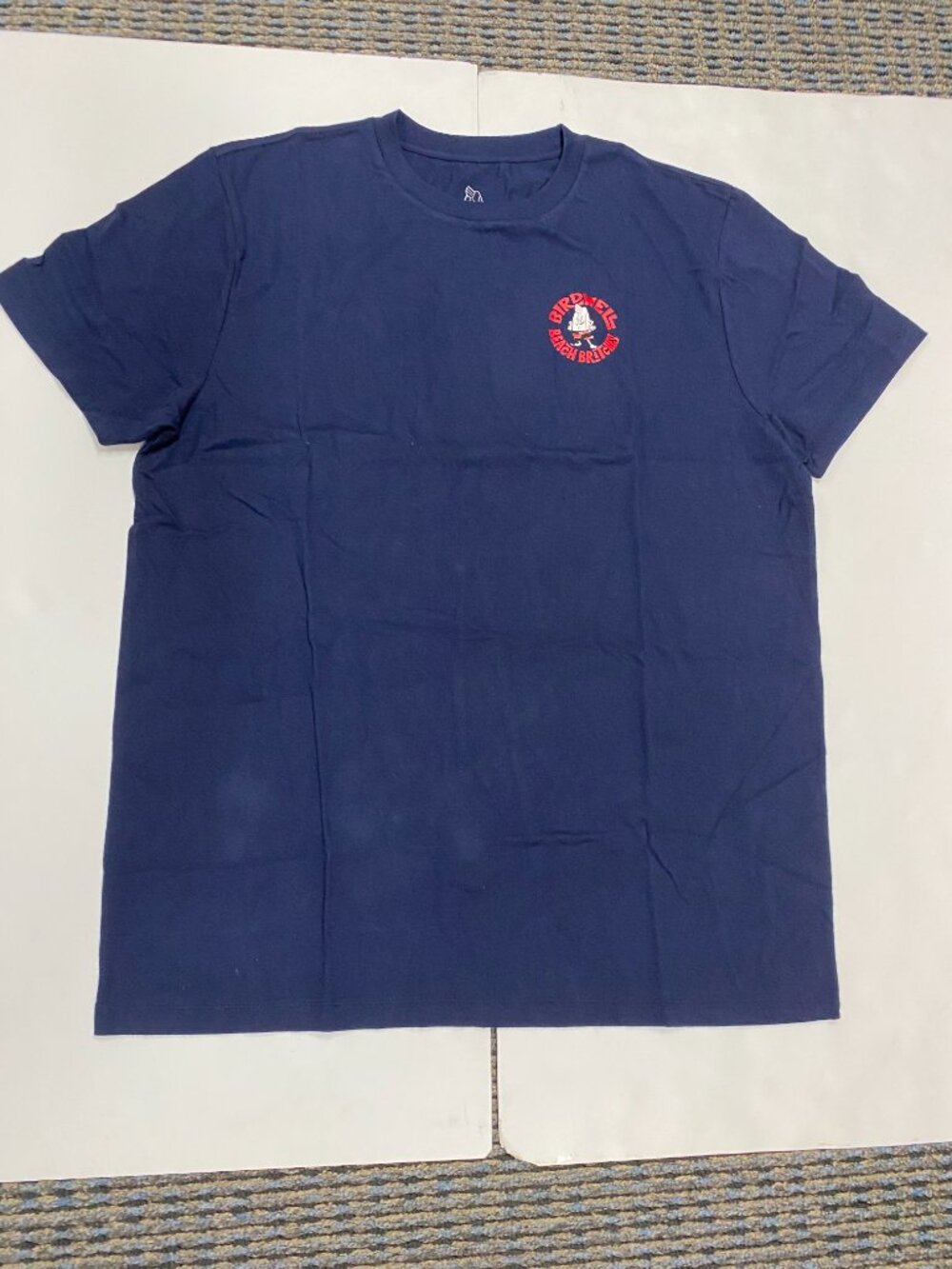Birdwell Beach Britches Men's Classic Logo Graphic T-Shirt Navy Blue Size L